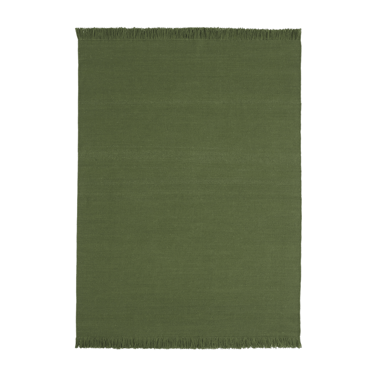 Tapis dhurrie en laine vert basilique 170x240 cm Colors - Nanimarquina - The Cool Republic