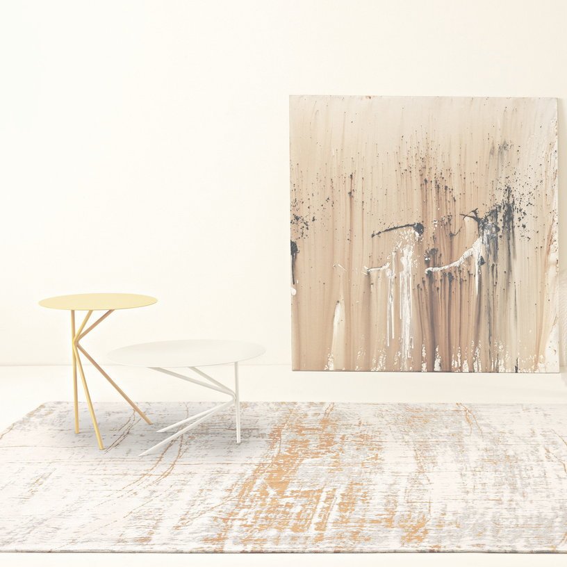 Tapis doré 140x200 cm Raggio di Sole - Meme Design - The Cool Republic