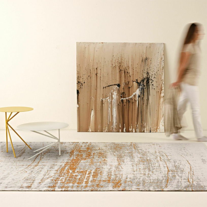 Tapis doré 170x240 cm Raggio di Sole - Meme Design - The Cool Republic