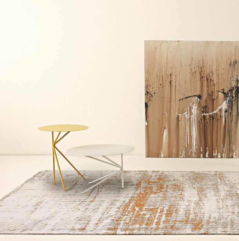 Tapis doré 200x280 cm Raggio di Sole - Meme Design - The Cool Republic