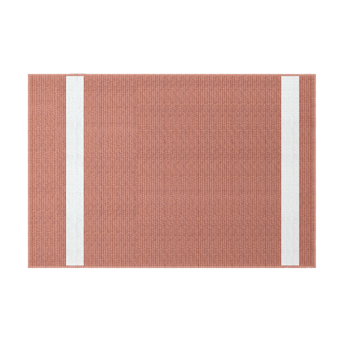 Tapis en corde rouge 200x300 cm Onda - Fast Spa - The Cool Republic