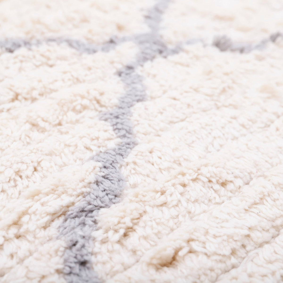 Tapis en coton gris 110 cm Come - Nattiot - The Cool Republic