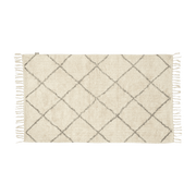 Tapis en coton motif berbère 90x150 cm - Hübsch - The Cool Republic