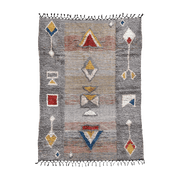 Tapis en coton multicolore 140x200 cm Amara - House Doctor - The Cool Republic