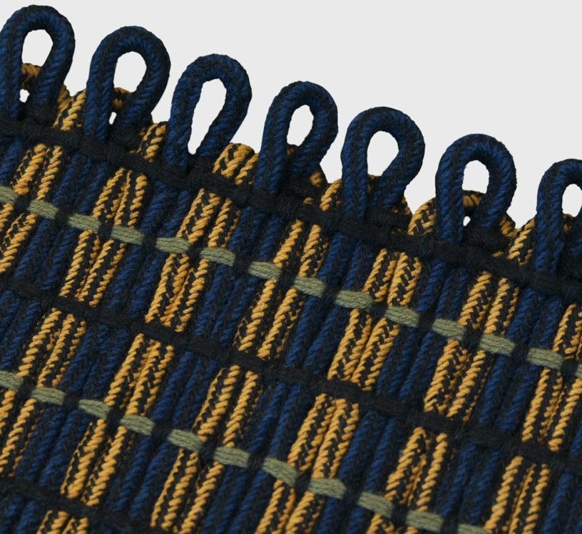 Tapis en coton night blue 300x200 cm Rope - Hem - The Cool Republic