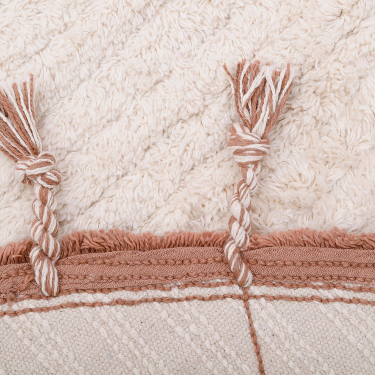 Tapis en coton rose 110 cm Come - Nattiot - The Cool Republic