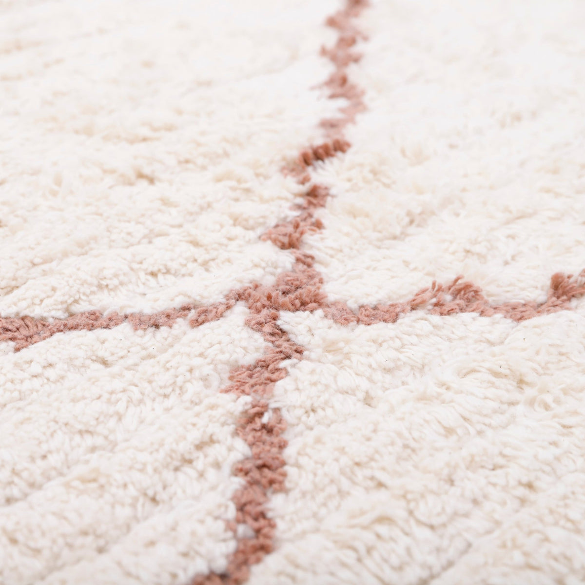Tapis en coton rose 110 cm Come - Nattiot - The Cool Republic