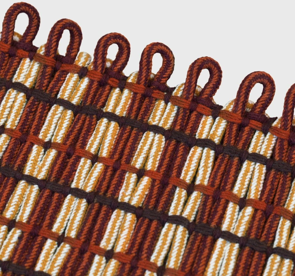 Tapis en coton terracotta 300x200 cm Rope - Hem - The Cool Republic