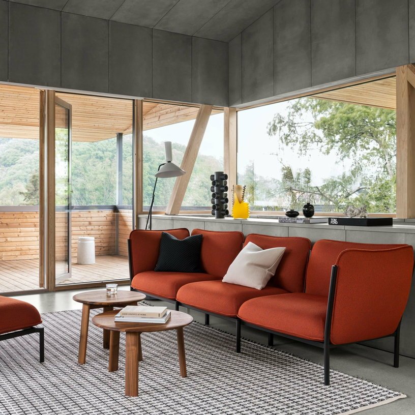 Tapis en coton terracotta 300x200 cm Rope - Hem - The Cool Republic