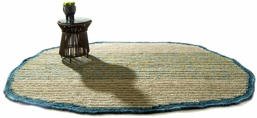 Tapis en fibres naturelles jaune 180x280 cm Uilas - Ames - The Cool Republic