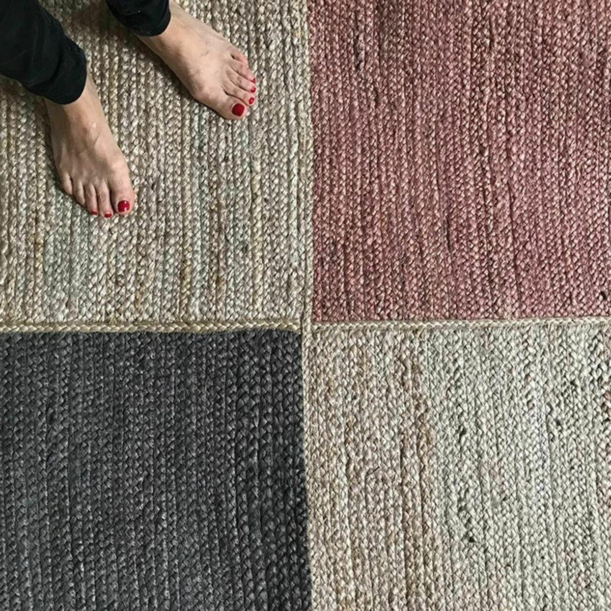 Tapis en jute 120x170 cm Kross - Edito - The Cool Republic
