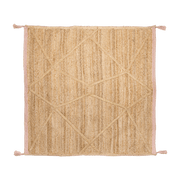 Tapis en jute 140x140 cm Elili - Nattiot - The Cool Republic