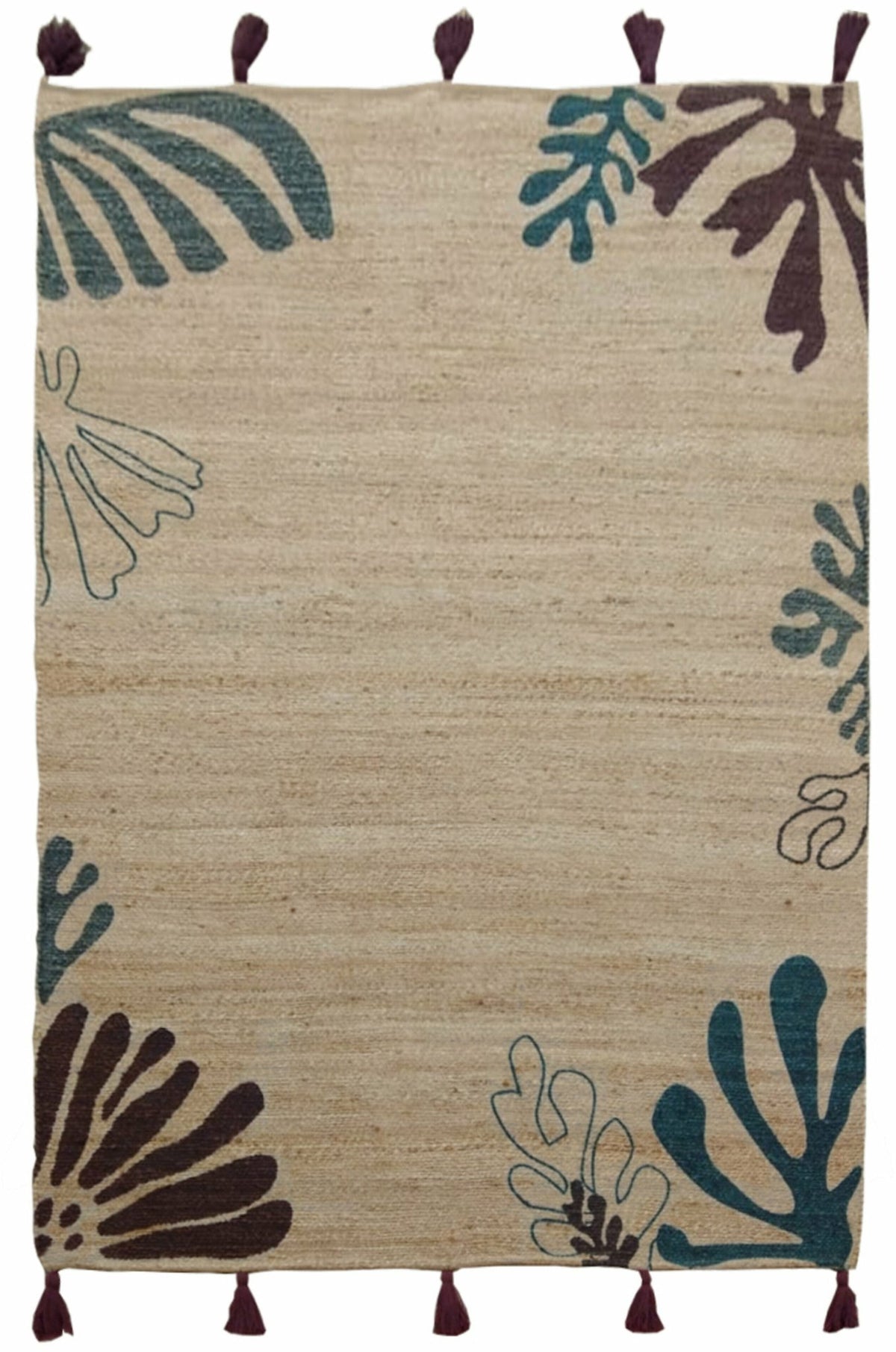 Tapis en jute chocolat 230x160 cm Mateho - Edito - The Cool Republic
