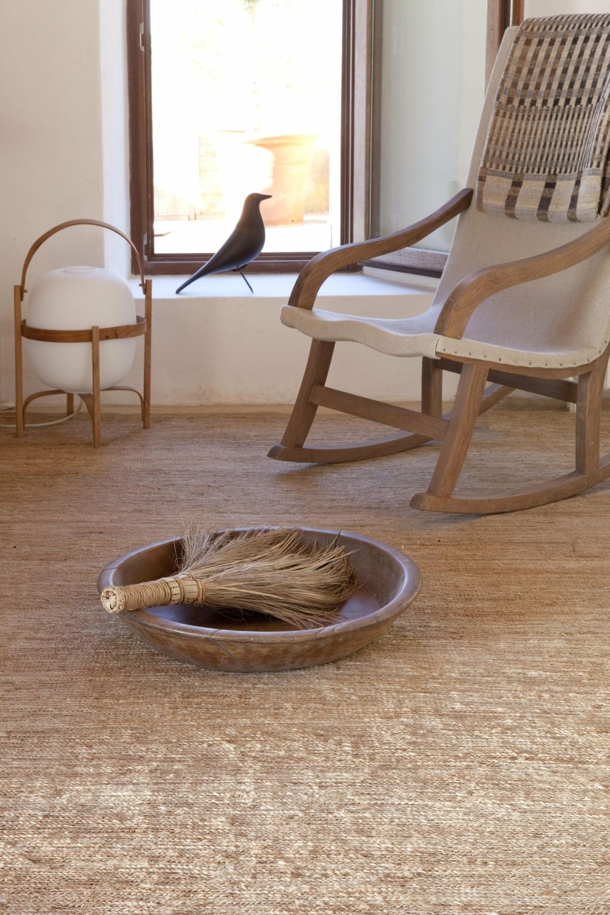 Brown jute rug 170 x 240 cm Knitted - Nanimarquina - The Cool Republic