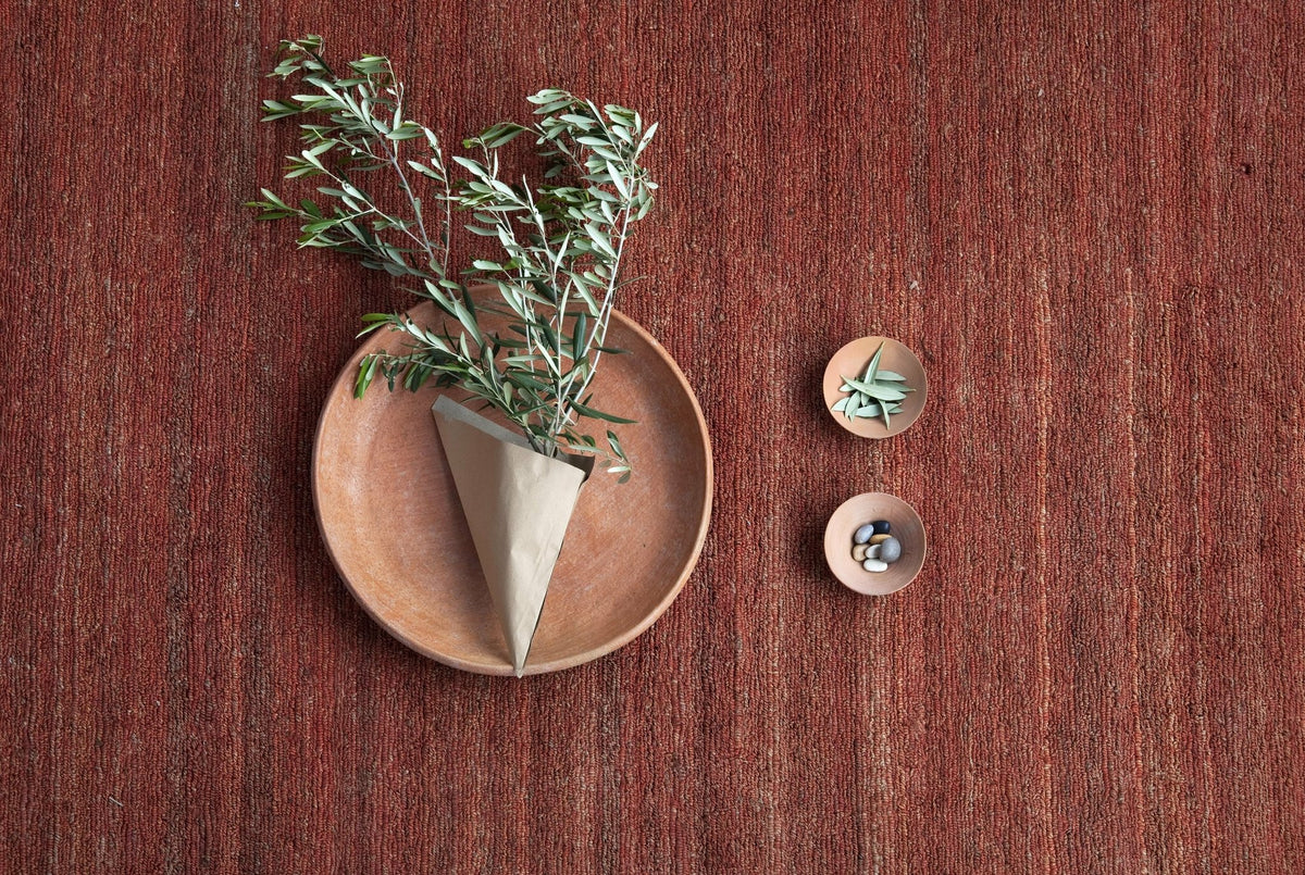 Tapis en jute terracota 200x300 cm Earth - Nanimarquina - The Cool Republic
