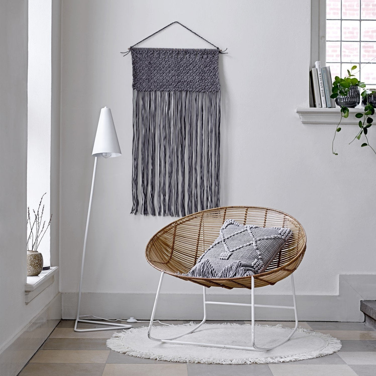 Tapis en laine 110 cm Nature - Bloomingville - The Cool Republic