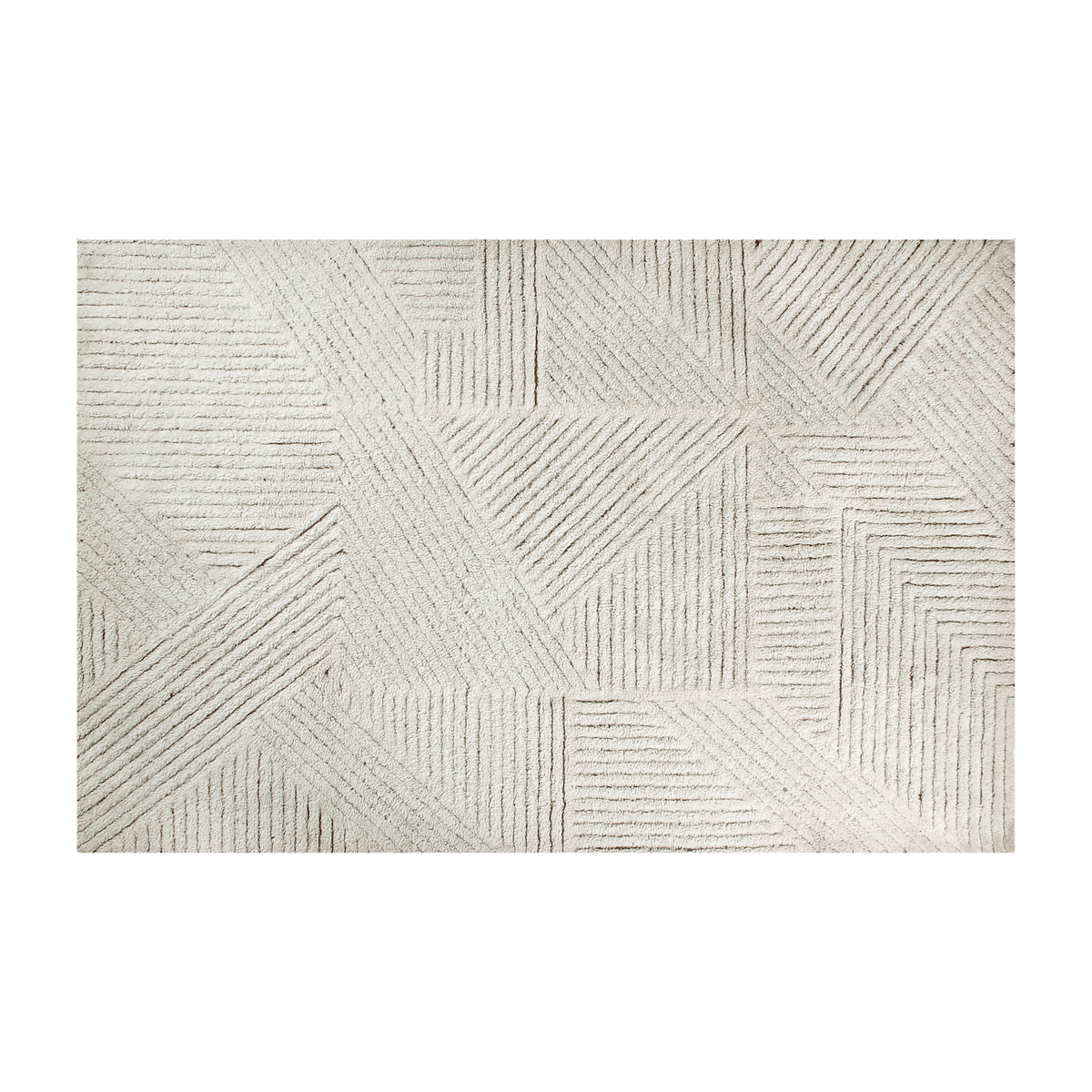 Tapis en laine 170x240 cm Almond - Lorena Canals - The Cool Republic
