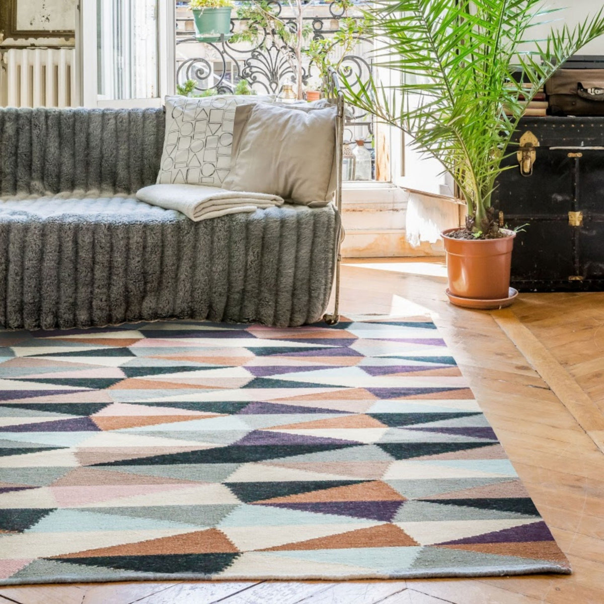 Tapis en laine 200x140 cm Prisme - Edito - The Cool Republic