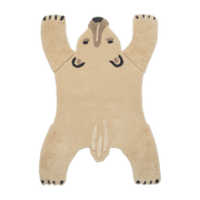 Tapis en laine animal 160 cm Ourse polaire - Ferm Living - The Cool Republic