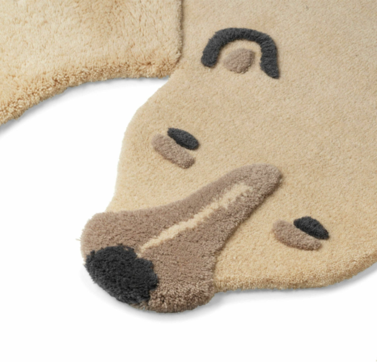 Tapis en laine animal 160 cm Ourse polaire - Ferm Living - The Cool Republic