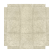 Tapis en laine beige 180x180 cm Basket - Design House Stockholm - The Cool Republic