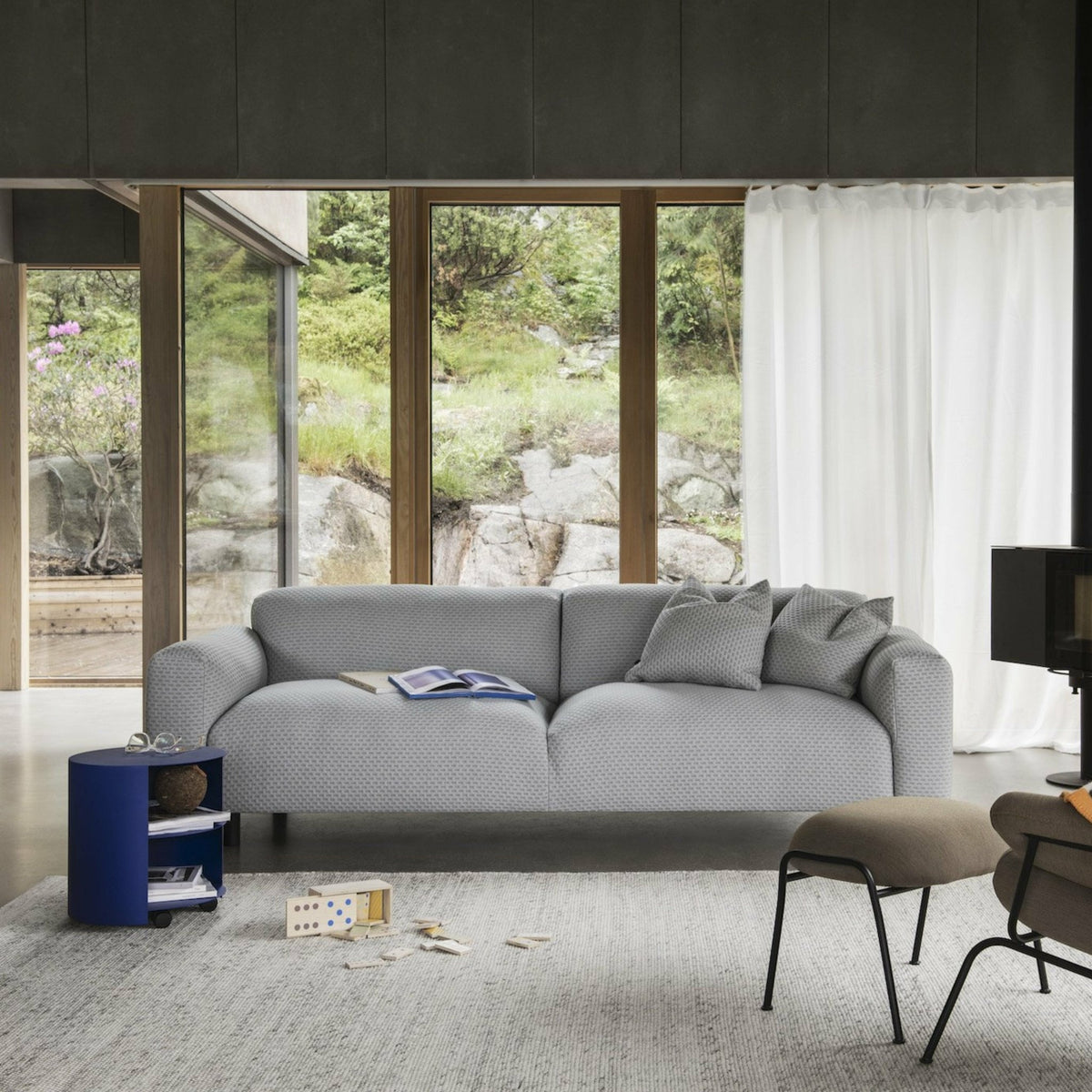 Tapis en laine beige 240x170 cm Dune - Hem - The Cool Republic