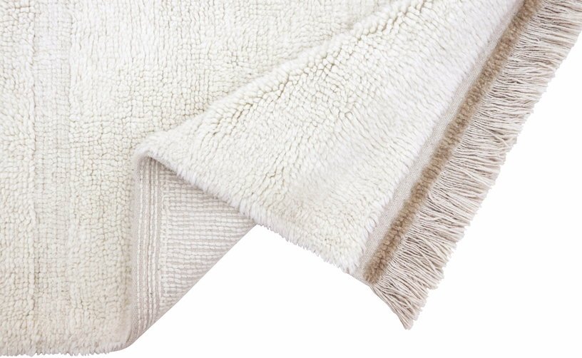 Tapis en laine blanc 170x120 cm Steppe - Lorena Canals - The Cool Republic