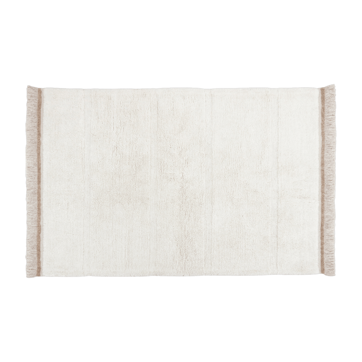 Wool carpet 170 x 120 cm white Steppe - Lorena Canals - The Cool Republic