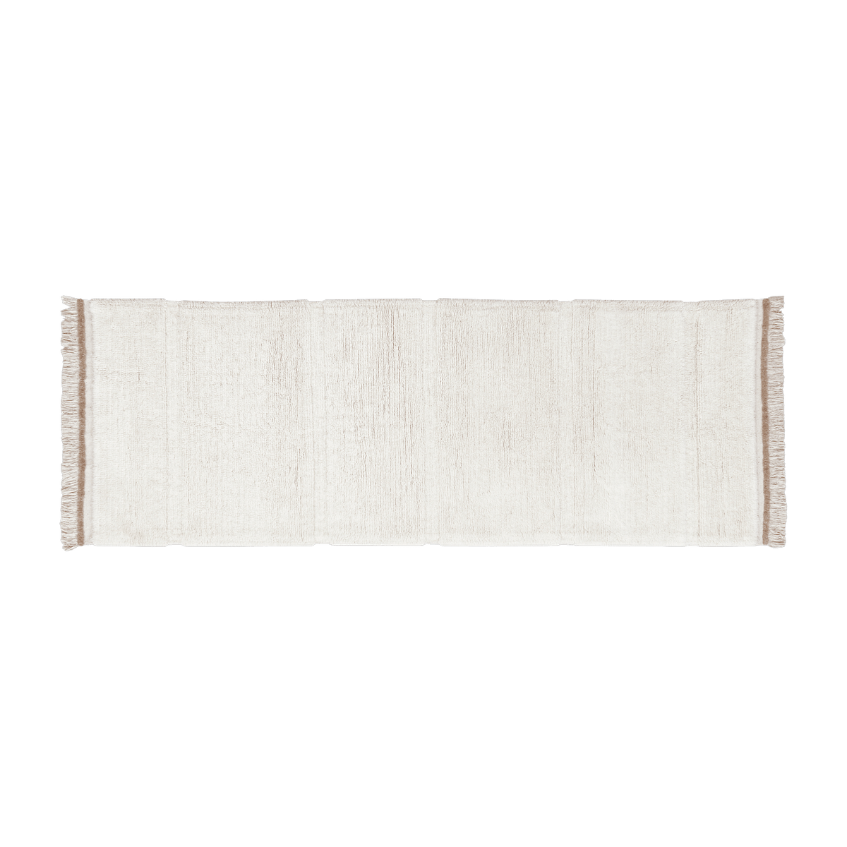 White wool carpet 230 x 80 cm Steppe - Lorena Canals - The Cool Republic
