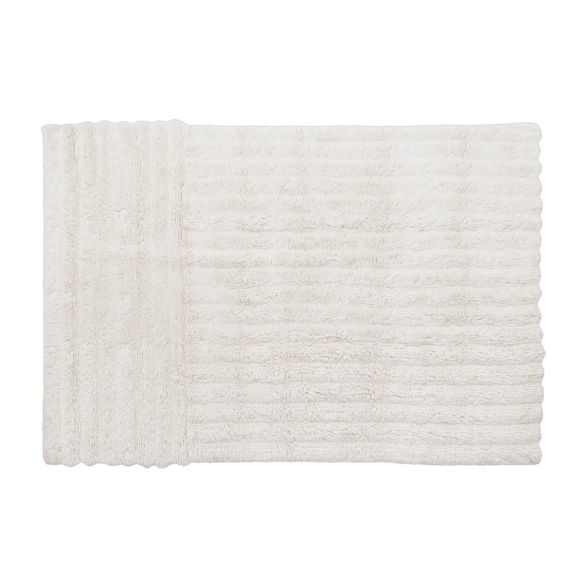 White wool carpet 240 x 170 cm Dunes - Lorena Canals - The Cool Republic