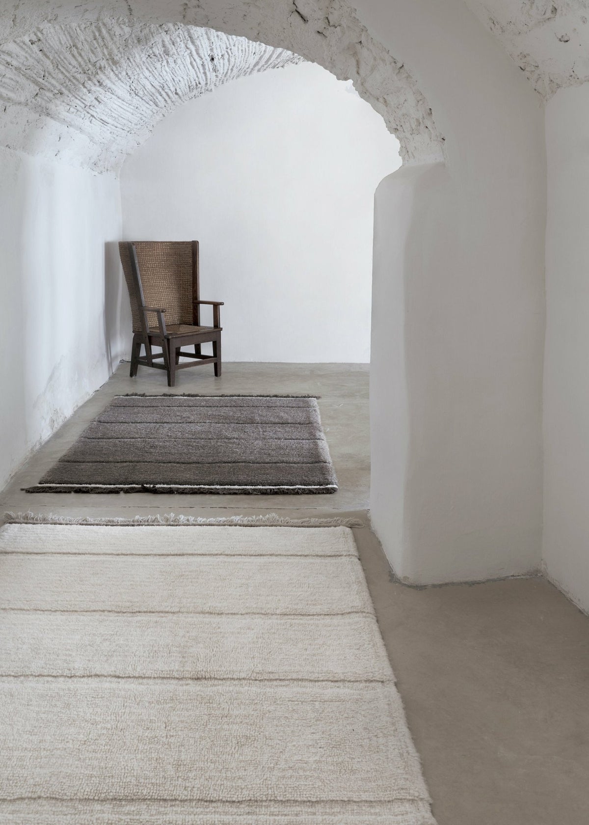 Tapis en laine blanc 240x170 cm Steppe - Lorena Canals - The Cool Republic