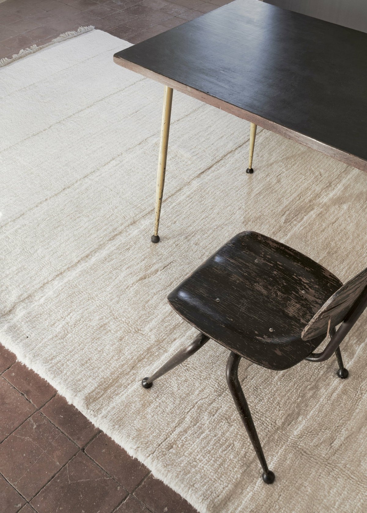 Tapis en laine blanc 240x170 cm Steppe - Lorena Canals - The Cool Republic