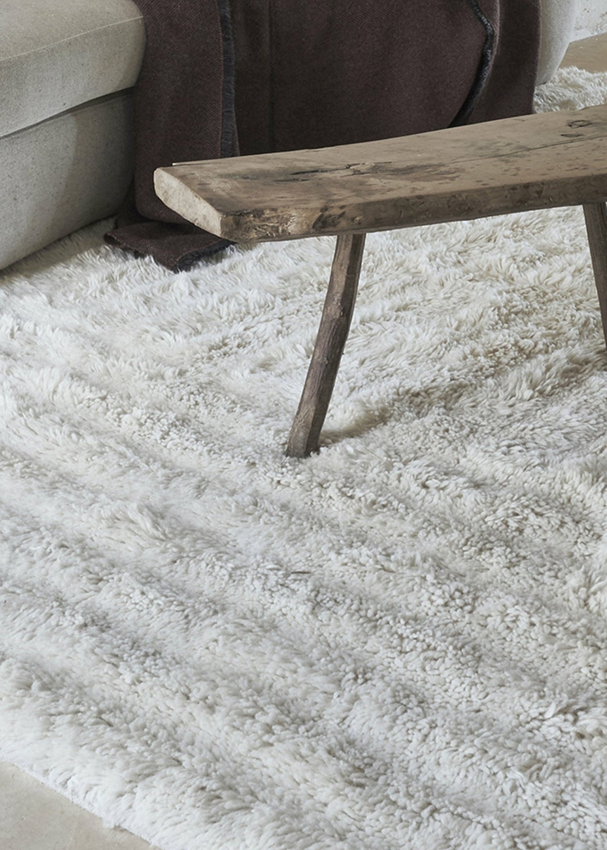 Dunes White Wool Rug - Lorena Canals - The Cool Republic