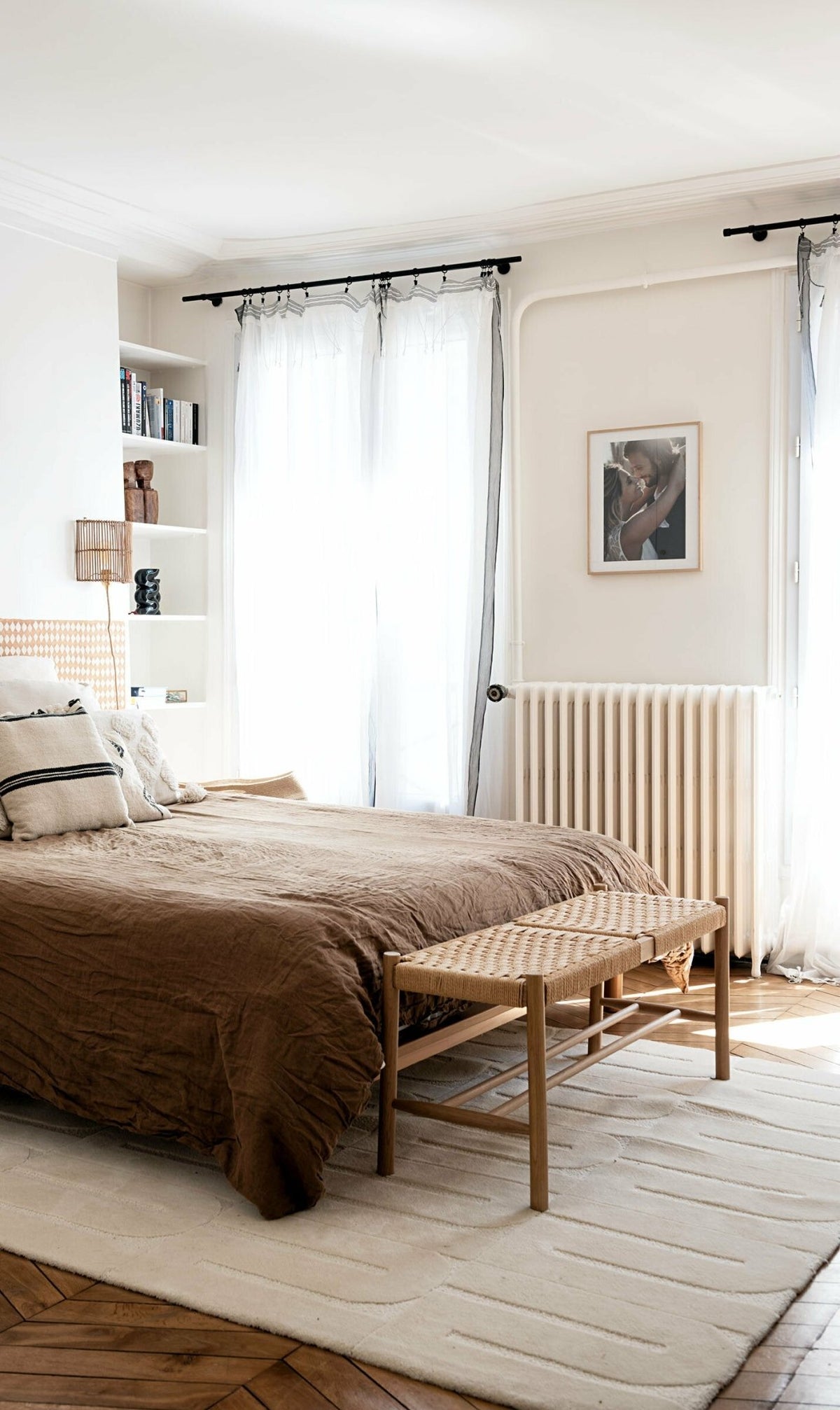 Wool carpet white cream 200x200 cm Opera - Cosin Paris - The Cool Republic