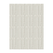 Wool carpet white cream 200x200 cm Opera - Cosin Paris - The Cool Republic