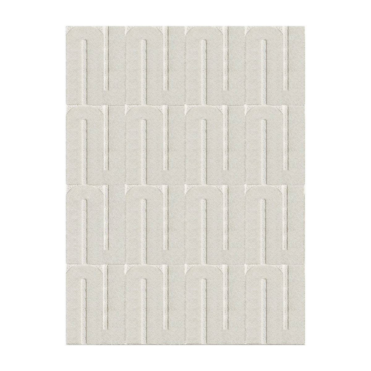 Woolen carpet white cream 300x200 cm Opera - Cosin Paris - The Cool Republic