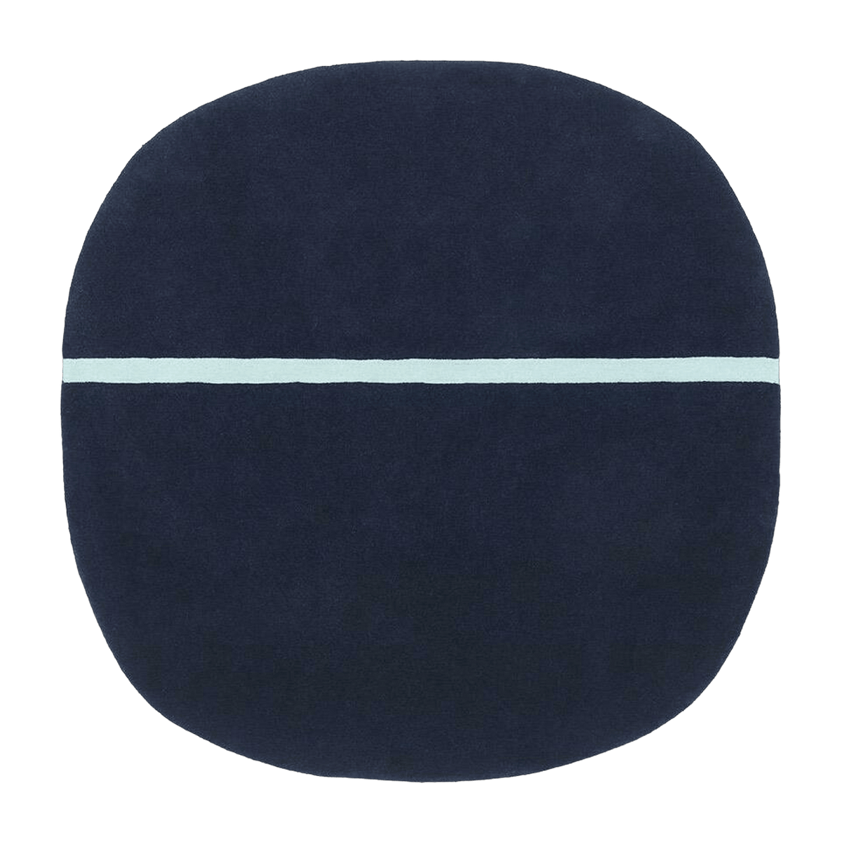 Tapis en laine bleu 140 cm Oona - Normann Copenhagen - The Cool Republic
