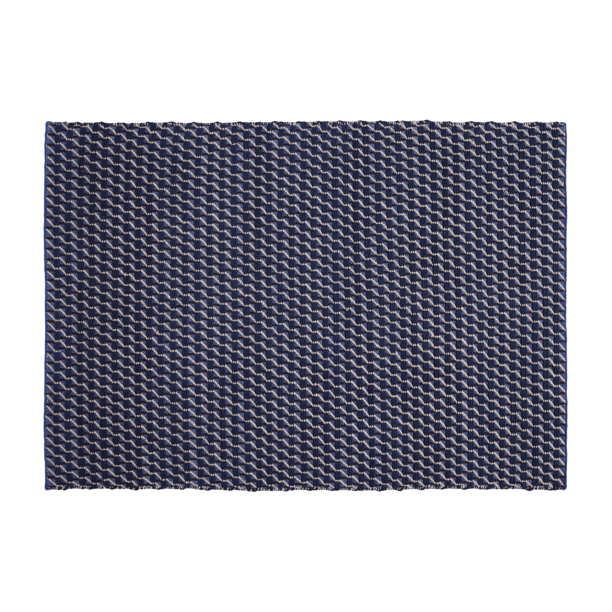 Tapis en laine bleu 240x170 cm Channel - HAY - The Cool Republic
