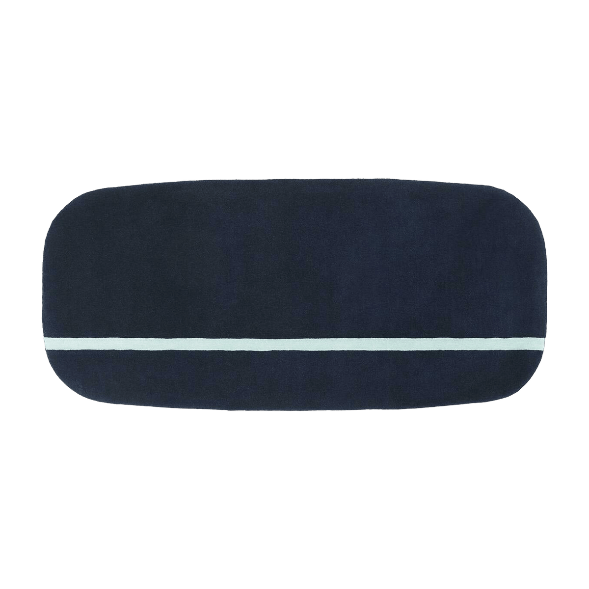 Tapis en laine bleu 90x200 cm Oona bleu - Normann Copenhagen - The Cool Republic