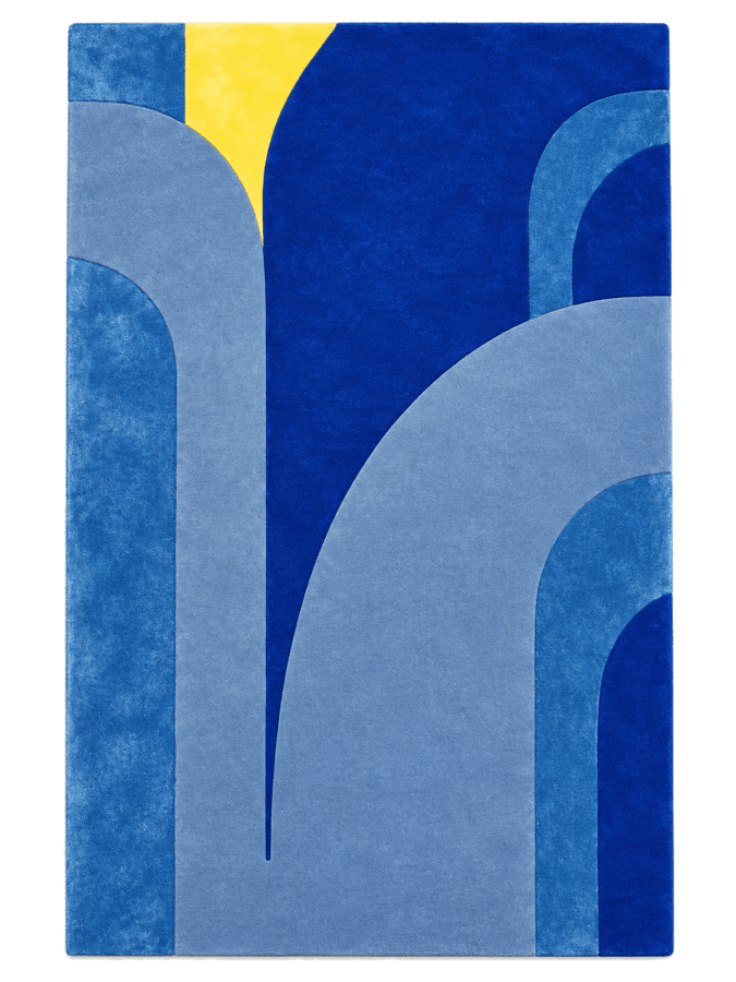 Tapis en laine et soie végétale 170x240 cm Alma - SON-TAPIS - The Cool Republic