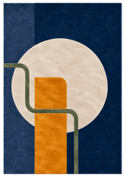 Tapis en laine et soie végétale 170x240 cm Lina - SON-TAPIS - The Cool Republic