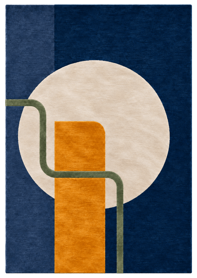 Tapis en laine et soie végétale 170x240 cm Lina - SON-TAPIS - The Cool Republic