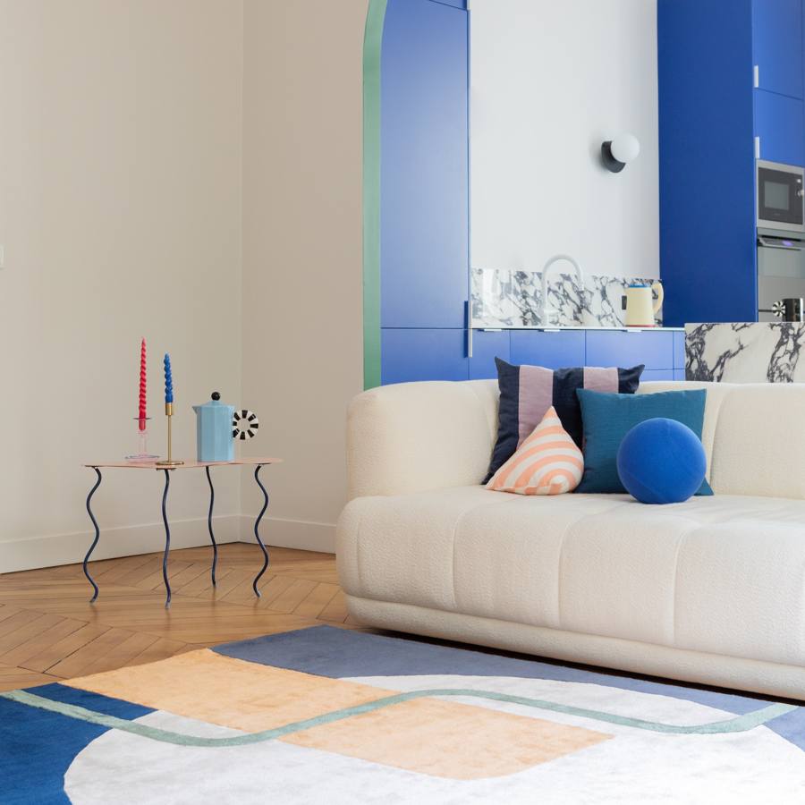 Tapis en laine et soie végétale 170x240 cm Lina - SON-TAPIS - The Cool Republic