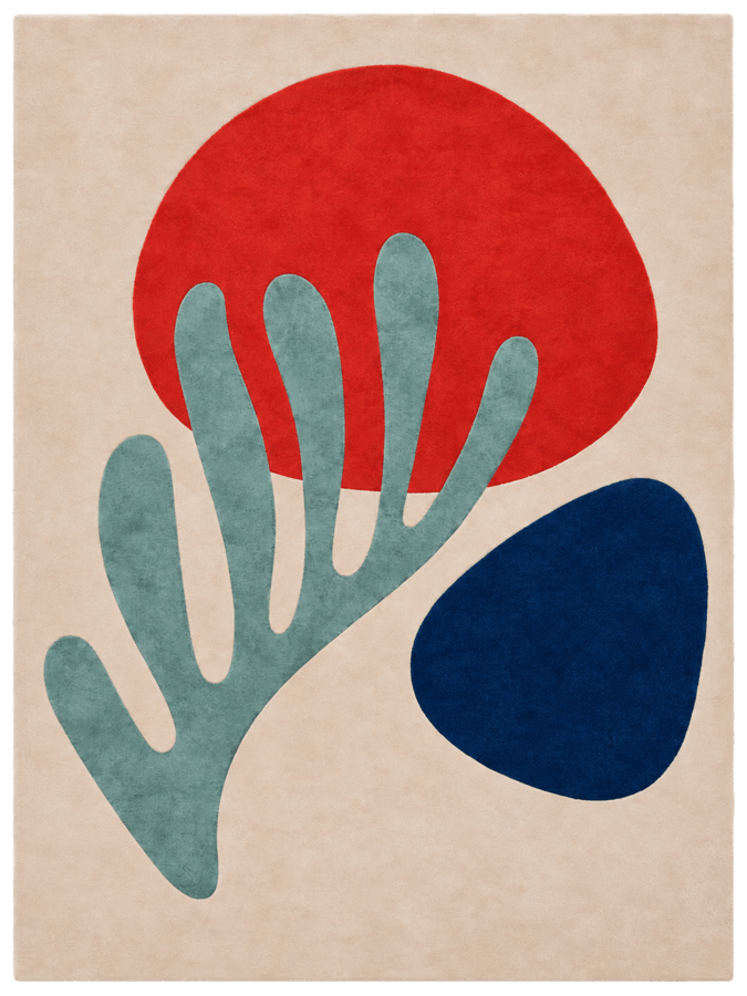 Tapis en laine et soie végétale 170x240 cm Mat - SON-TAPIS - The Cool Republic