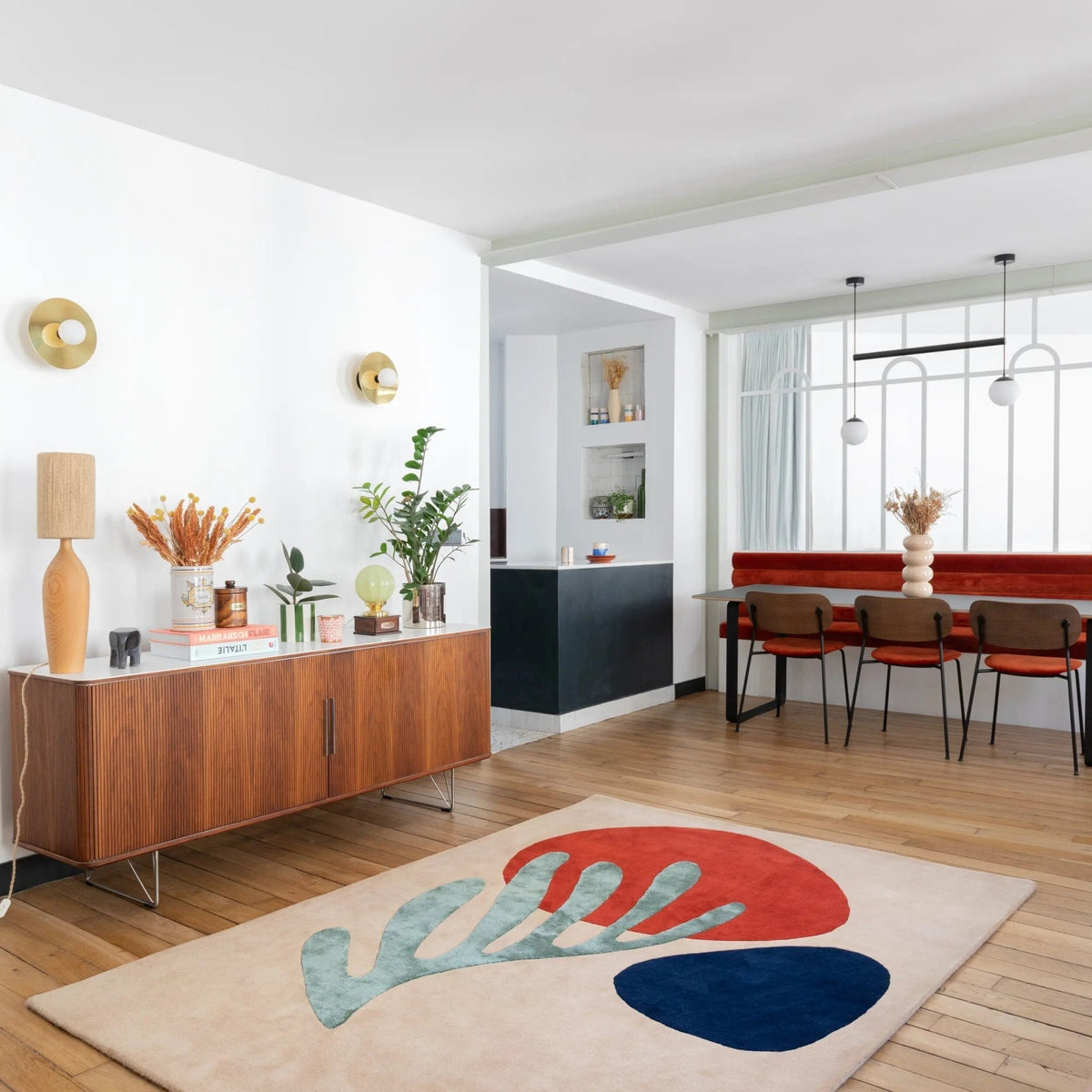 Tapis en laine et soie végétale 170x240 cm Mat - SON-TAPIS - The Cool Republic