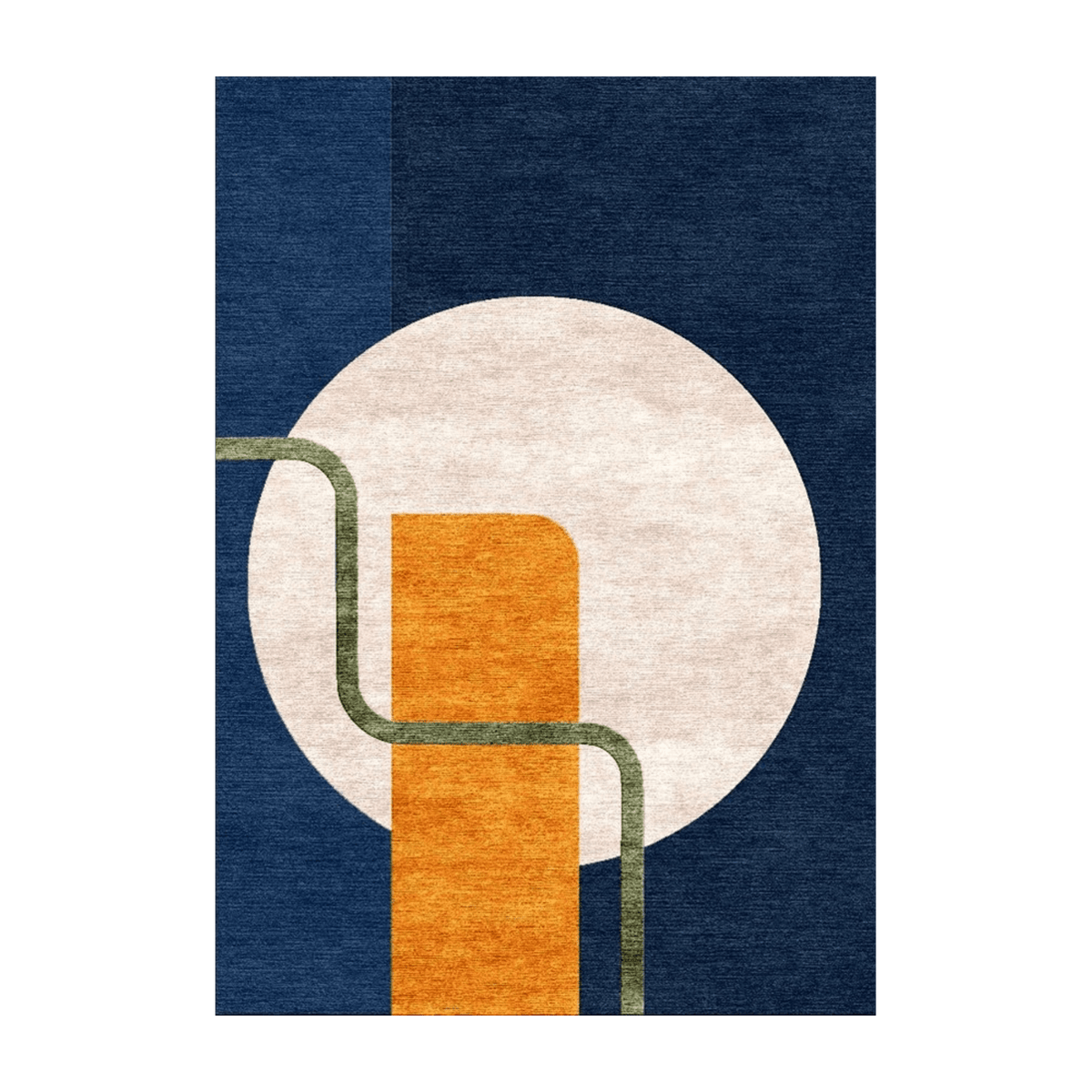 Tapis en laine et soie végétale 250x300 cm Lina - SON-TAPIS - The Cool Republic