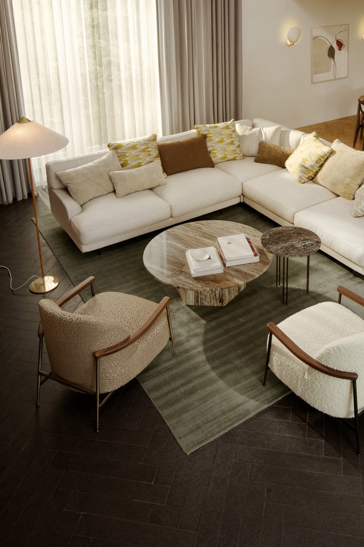 Tapis en laine et viscose mousse 250x350 cm - Gubi - The Cool Republic