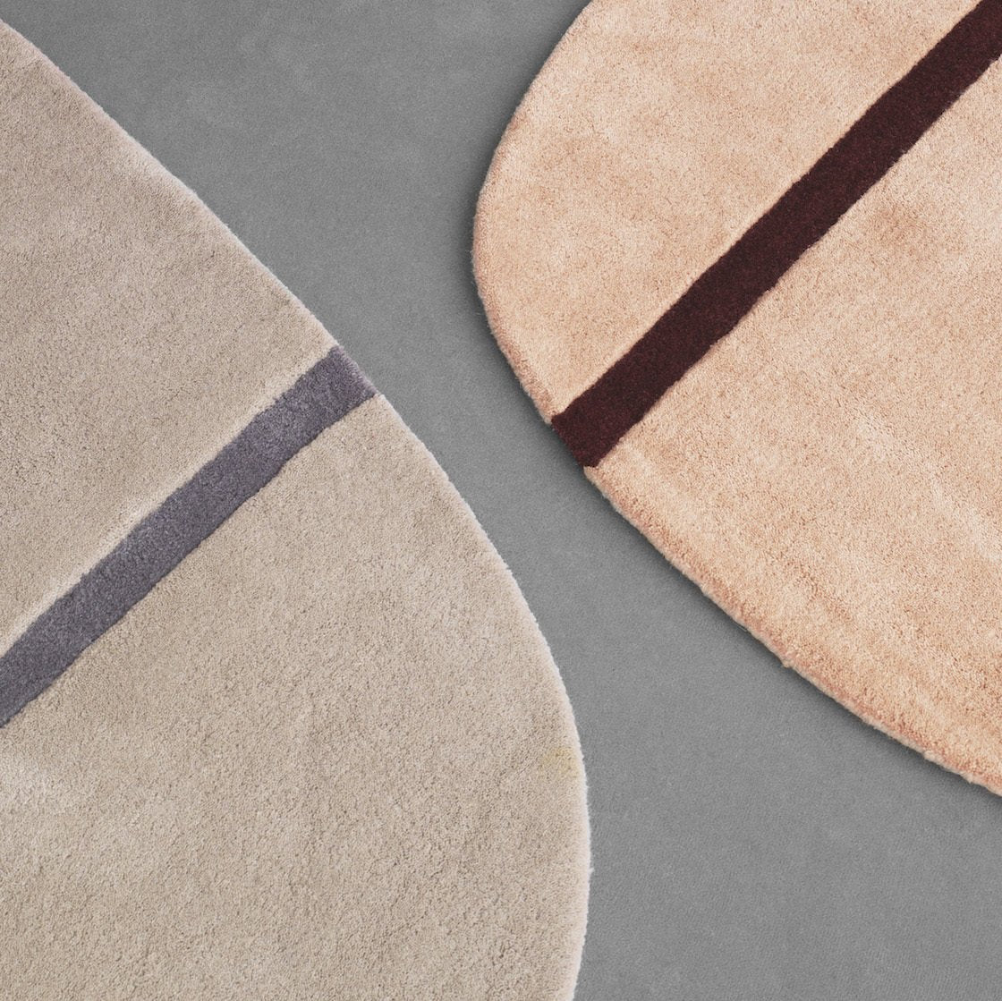 Tapis en laine gris 175x240 cm Oona Grey - Normann Copenhagen - The Cool Republic