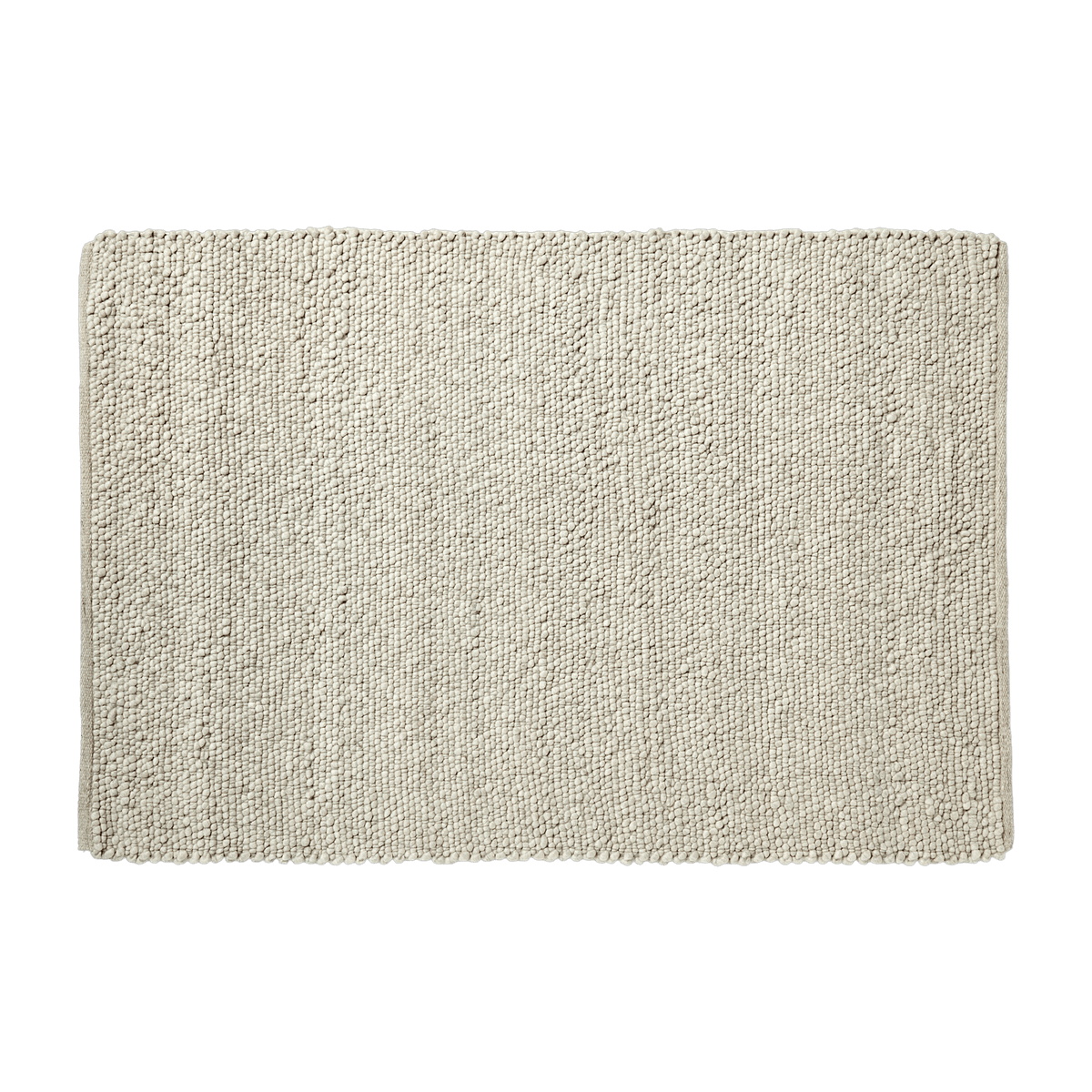 Tapis en laine gris clair 140x200 cm Peas Random - Hay - The Cool Republic