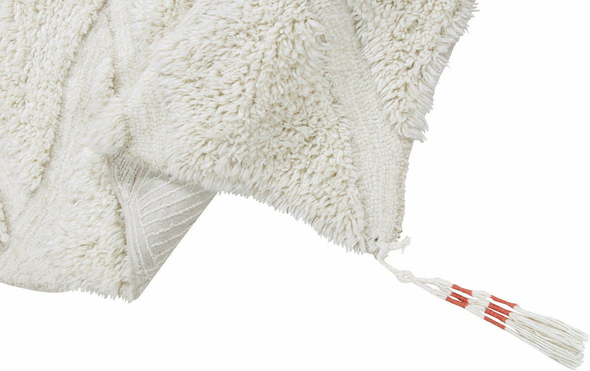 Ivory wool carpet 240 x 170 cm Enkang - Lorena Canals - The Cool Republic